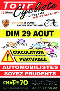 Grand Prix Cycliste PMA , le dimanche 29 août dans notre commune
