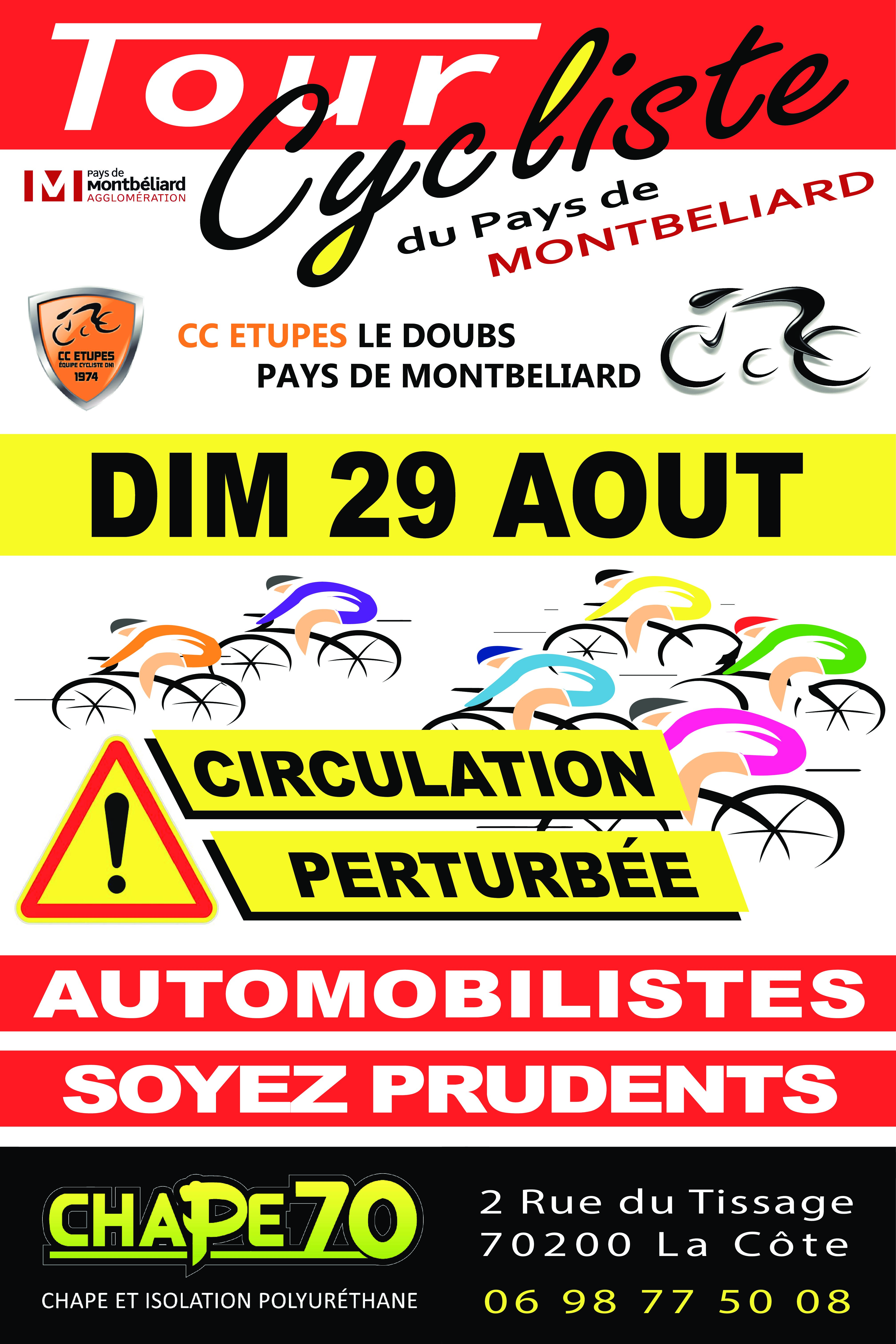 Grand Prix Cycliste PMA , le dimanche 29 août dans notre commune