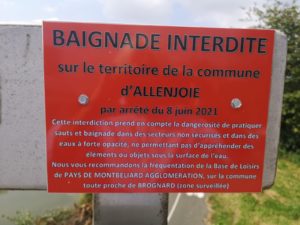 Baignade et réglementation