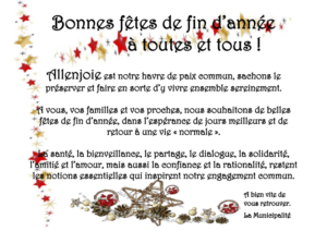 Joyeuses Fêtes, en santé et en famille !