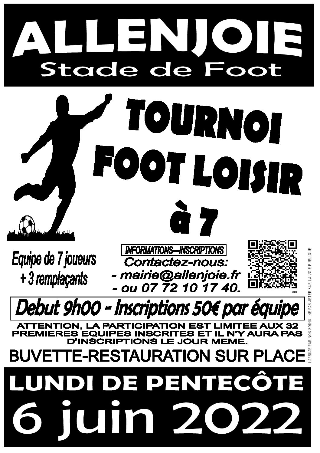 Tournoi foot loisir à 7 organisé par le FCA