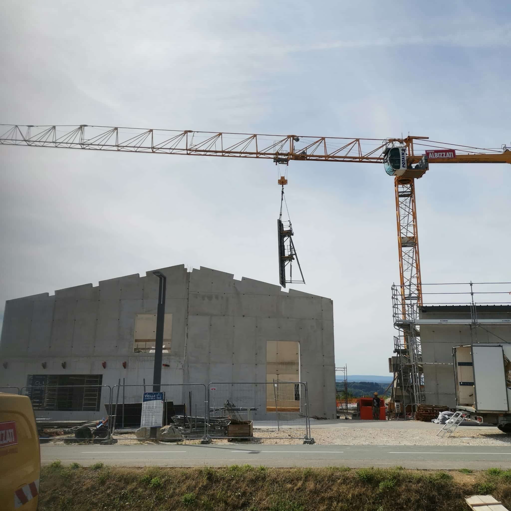 Visite Préfectorale sur le chantier scolaire