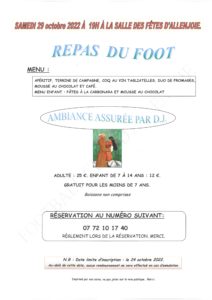 Repas du foot