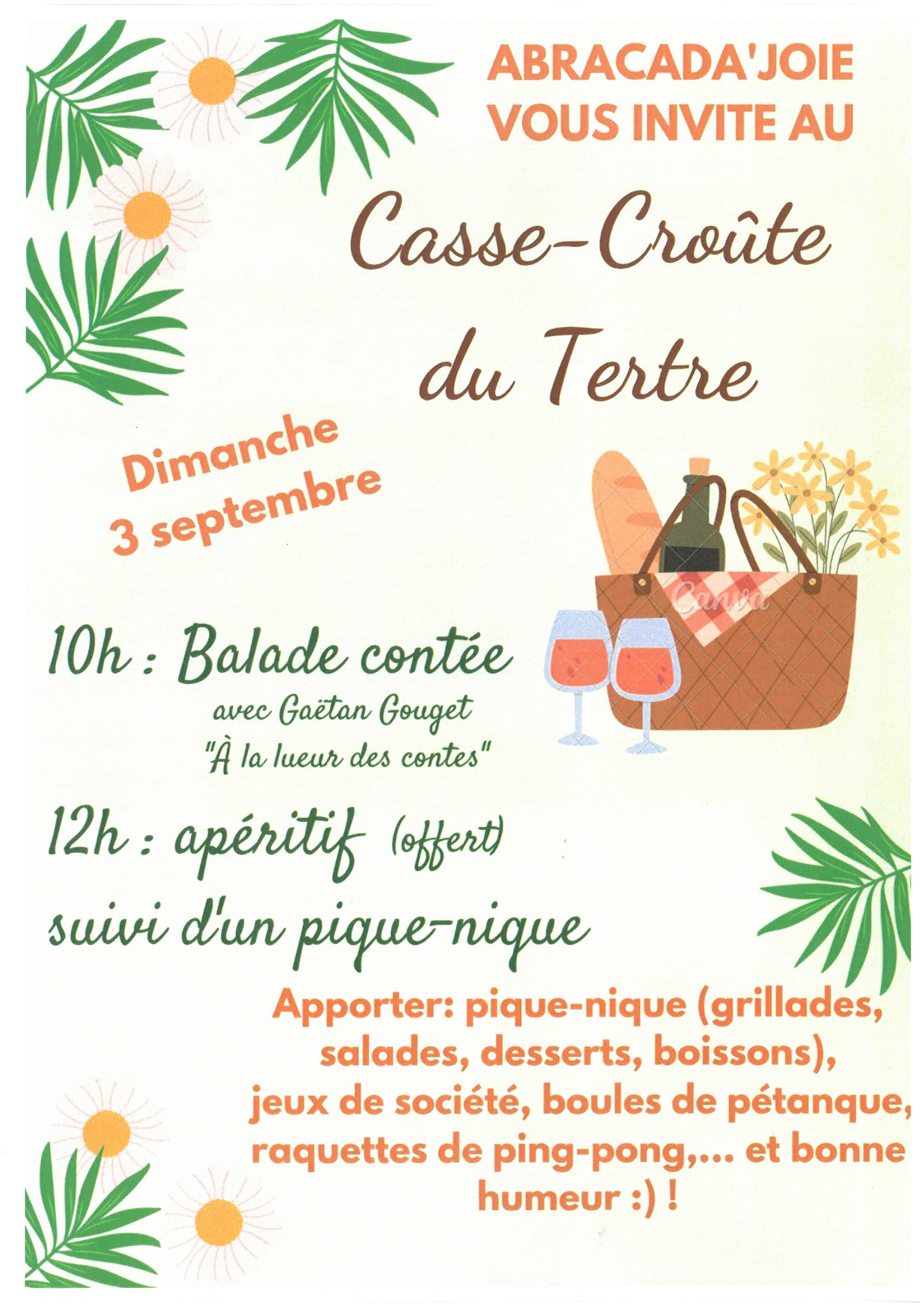 Casse-croûte du Tertre et Balade Contée