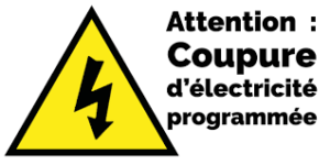 Coupure de courant pour travaux