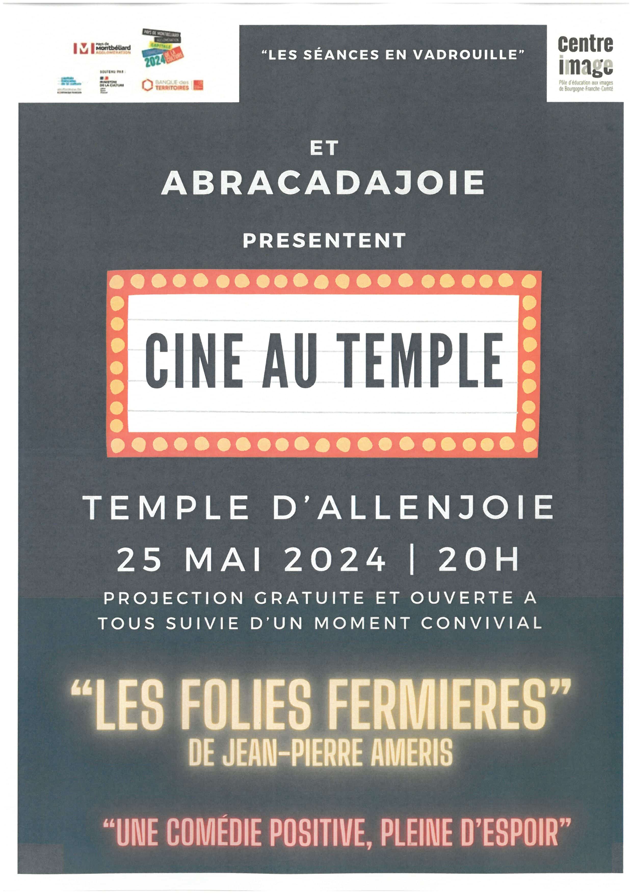 Ciné au temple