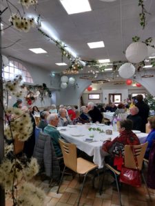 Remise des colis et goûter des aînés