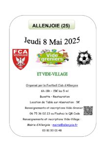 Vide-greniers organisé par le FCA