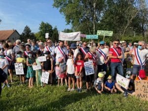 Mobilisation contre la Centrale d’Enrobage de BOUROGNE
