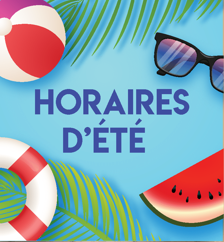 Horaires secrétariat – période estivale