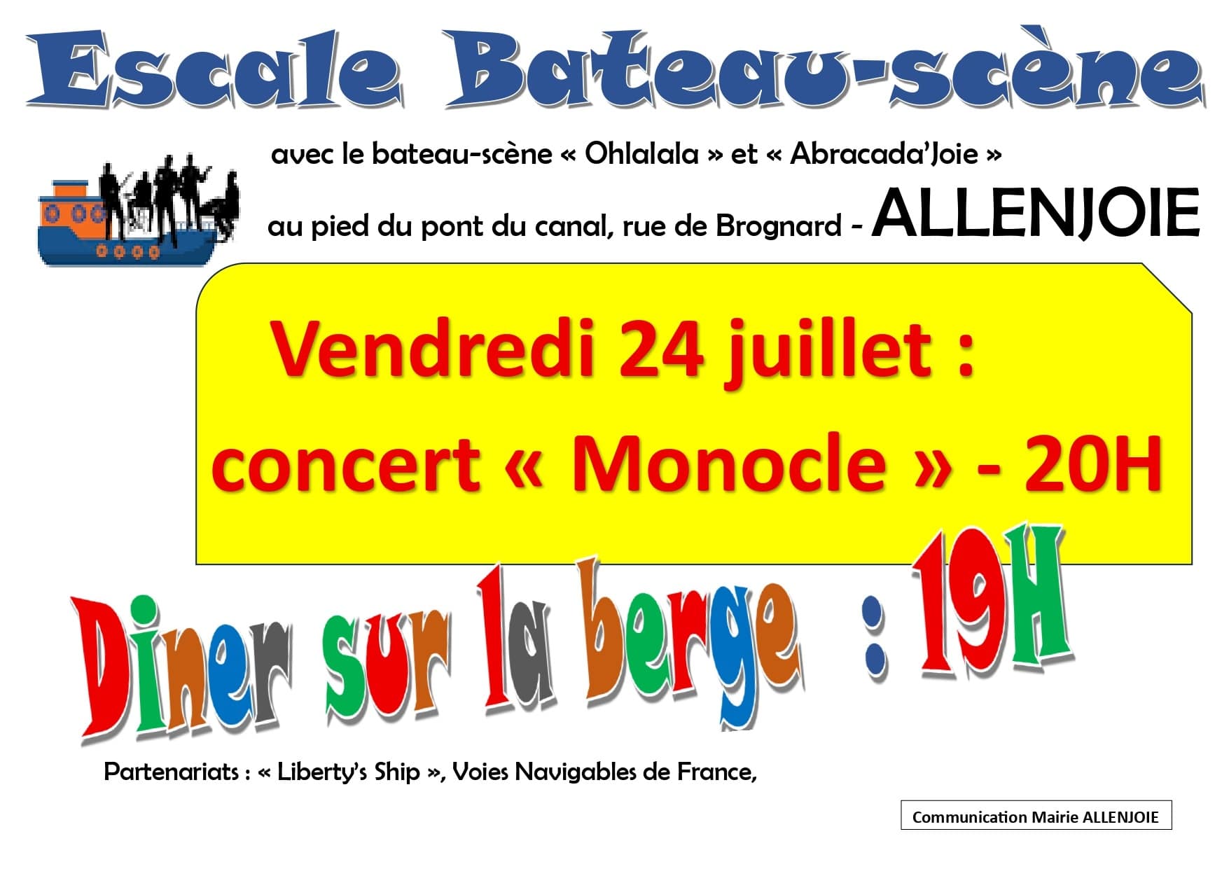You are currently viewing Retour du Bateau-Scène !